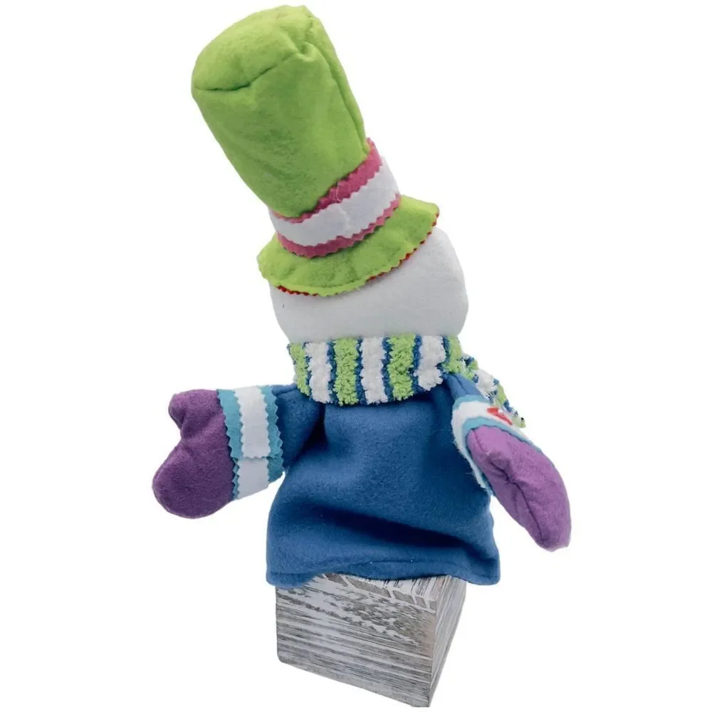 Vintage Snowman Bottle Cover Puppet